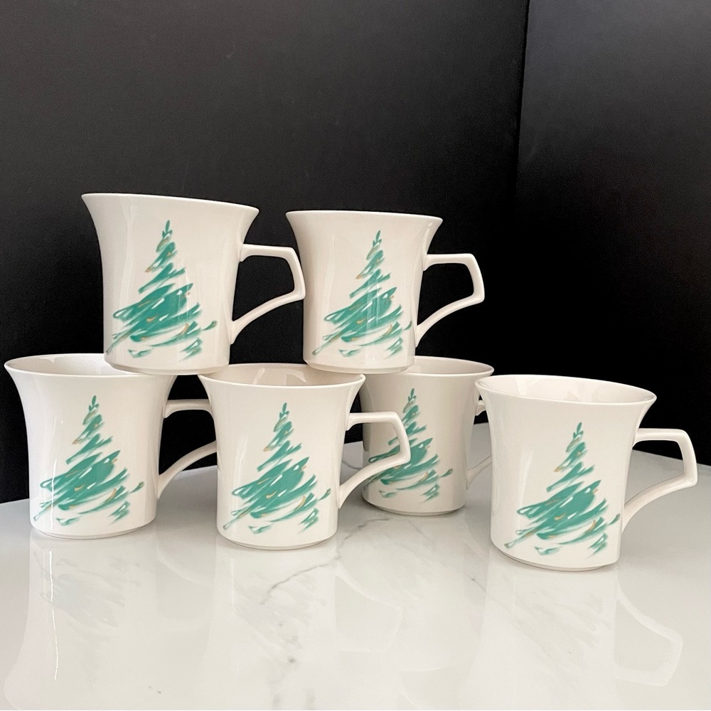 SET of 6 Evergreen Mugs by Nikko - Picture 2 of 6
